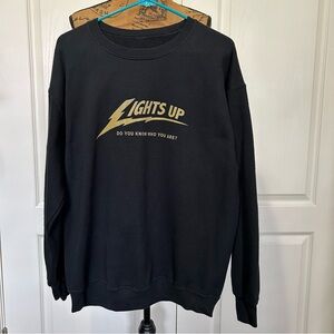 Harry Styles Lights Up Do You Know Who You Are? Black Sweatshirt Large